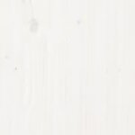 vidaXL Cadre de lit sans matelas blanc 90x200 cm bois massif