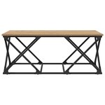 vidaXL Table basse Chêne artisanal 100 x 49 x 40 cm Bois d'ingénierie