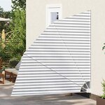 vidaXL Écran de confidentialité pour balcon Anthracite et blanc