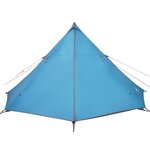 vidaXL Tente familiale tipi 8 personnes bleu imperméable