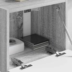 vidaXL Meuble TV mural Gris Sonoma 60 x 31 x 29.5 cm Bois d'ingénierie