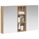 vidaXL Ensemble de Meubles de Salle de Bain 3 Pièces 80 x 10 5 x 50 cm