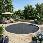 vidaXL Couverture de piscine solaire extra épaisse Ø 381 cm 400 μm PE