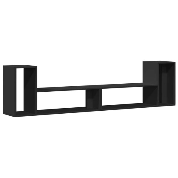vidaXL Meubles TV 2 Pièces noir 100x30x50 cm bois d'ingénierie
