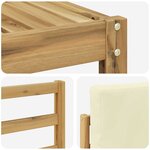 vidaXL Ensemble de canapés d'extérieur 6 pc