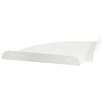 vidaXL Étagère Flottante d'Angle 4 pc Blanc 24 x 24 x 2 cm