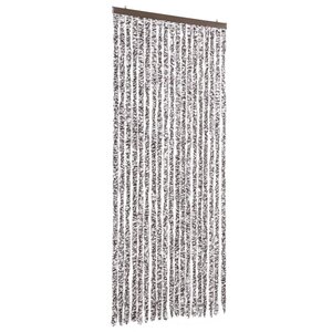 vidaXL Moustiquaire Marron et beige 56x200 cm Chenille