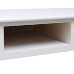 vidaXL Buffet Blanc 108x45x76 cm Bois de Paulownia massif