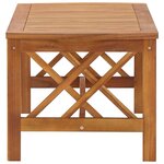vidaXL Table basse 102x50x43 cm Bois d'acacia solide