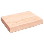 vidaXL Étagère murale 40x30x(2-6) cm bois de chêne massif non traité
