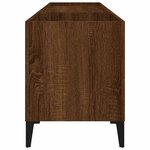 vidaXL Armoire à disques chêne marron 121x38x48 cm bois d'ingénierie