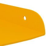 vidaXL Étagère Flottante d'Angle 4 pc Jaune moutarde 15 x 15 x 2 cm