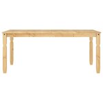 vidaXL Table à manger Corona 180x90x75 cm bois massif de pin
