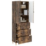 vidaXL Ensemble de Meubles 2 Pièces 66 x 34 5 x 90 cm Bois d'ingénierie
