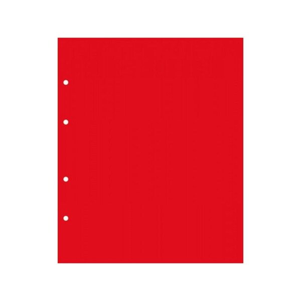 Intercalaires rouges pour feuilles Multi-Collect Lindner.