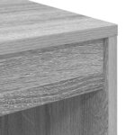 vidaXL Bureau Sonoma gris 100 x 40 x 76 cm Bois d'ingénierie