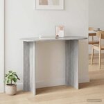 vidaXL Table console Sonoma gris 100 x 39 5 x 75 cm Bois d'ingénierie