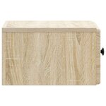 vidaXL Cabinet de chevet mural Chêne Sonoma 34 5 x 33 x 20 cm