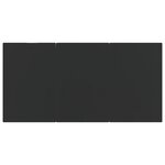 vidaXL Ensemble à manger de jardin coussins 5Pièces Noir Résine tressée