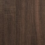 VidaXL Cadre de cheminée chêne marron 90x30x90 cm bois d'ingénierie
