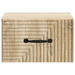 vidaXL Cabinet de chevet mural 2 Pièces Chêne Sonoma 34 5 x 33 x 20 cm