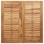 Ensemble de salle à manger jardin vidaXL 3 pièces en bois acacia massif