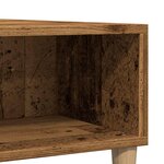 vidaXL Table basse vieux bois 60x60x30 cm bois d'ingénierie