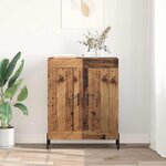 vidaXL Buffet Bois Ancien 69 5 x 34 x 90 cm Bois d'ingénierie et fer
