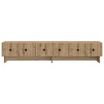 vidaXL Meuble TV Chêne artisanal 147 x 34 5 x 30 cm Bois d'ingénierie