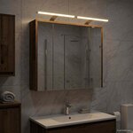 vidaXL Armoire Miroir de Salle de Bain Bois ancien 73 5 x 16 x 62 5 cm
