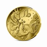 Signes astros - Capricorne - Monnaie de 5€ 1/2g or
