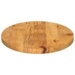 vidaXL Dessus de table 90x40x2 5 cm ovale bois massif de manguier
