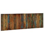 vidaXL Tête de lit multicolore 160 cm bois massif récupération