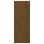vidaXL Armoires murales 2Pièces Marron miel 30x30x80cm Bois de pin massif