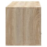 vidaXL Armoire à chaussures murale Chêne sonoma 70x35x38 cm