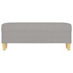 Banc banquette 100 x 35 x 41 cm tissu gris clair 02_0010651