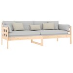 vidaXL Lit de jour sans matelas bois de pin massif 80x200 cm