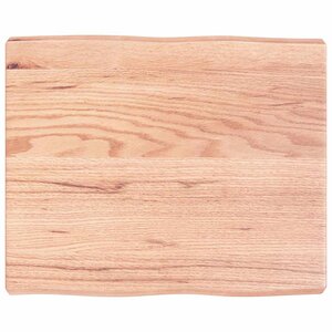 vidaXL Dessus de table bois massif traité bordure assortie