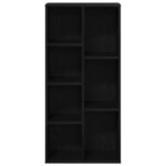 vidaXL Bibliothèque Chêne noir 50 x 25 x 105 cm Bois d'ingénierie