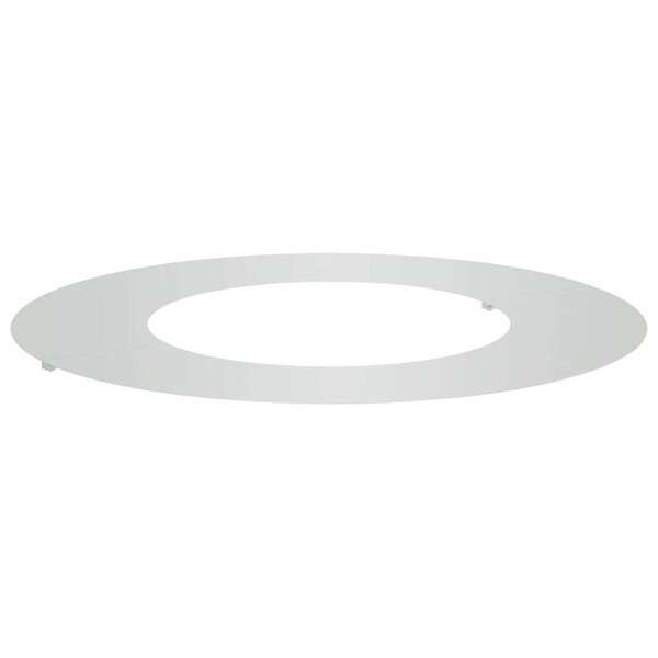 vidaXL adapté pour anneau d'arbre plat Argent Ø40 / 70 cm