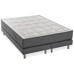 Ensemble sommier + matelass 180 x 200 - Mousse mémoire - 28 cm
