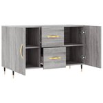 vidaXL Buffet sonoma gris 100x36x60 cm bois d'ingénierie