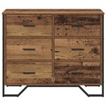 vidaXL Commode Bois Ancien 91 x 35.5 x 74.5 cm Bois d'ingénierie