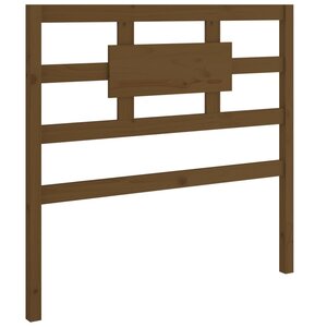 vidaXL Tête de lit Marron miel 95 5x4x100 cm Bois massif de pin