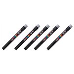 Marqueur pinceau brush pcf350 1-10mm noir x 5 POSCA