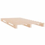 vidaXL Lit de palette 75x190 cm bois pin massif petit simple