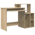 vidaXL Bureau Chêne Sonoma 120 5 x 44 x 88 5 cm Bois d'ingénierie