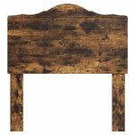 vidaXL Tête de lit Chêne fumé 75 cm Bois d'ingénierie