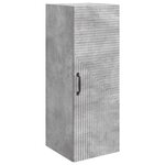 vidaXL Armoire Murale Gris béton 33 x 34 5 x 90 cm Bois d'ingénierie