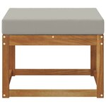 vidaXL Pouf d'Extérieur Bois d'Acacia Massif Naturel